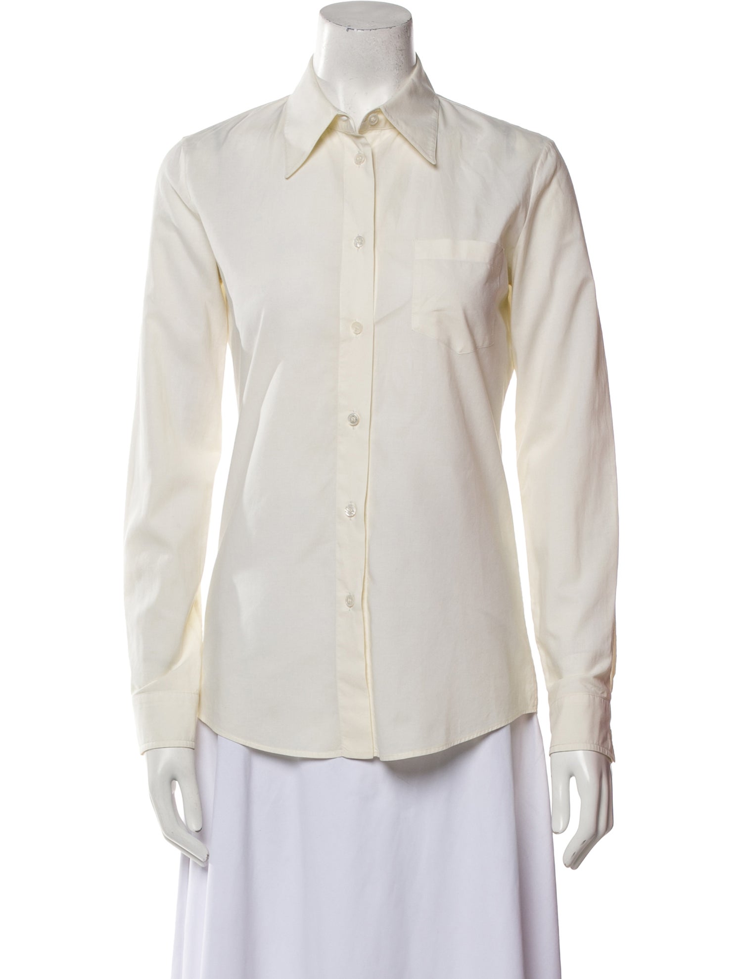 Viktor & Rolf Long Sleeve Button-Up Top