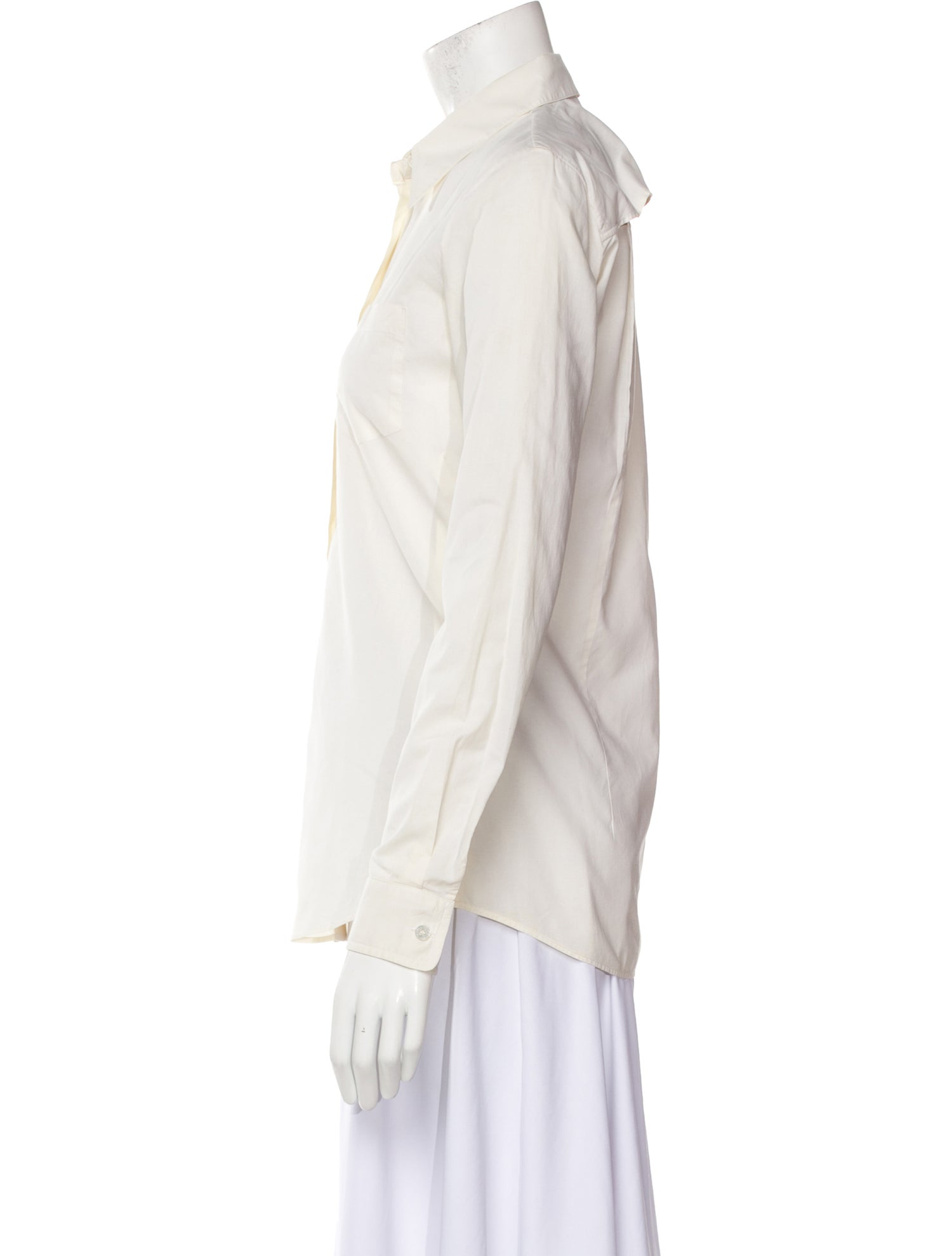 Viktor & Rolf Long Sleeve Button-Up Top