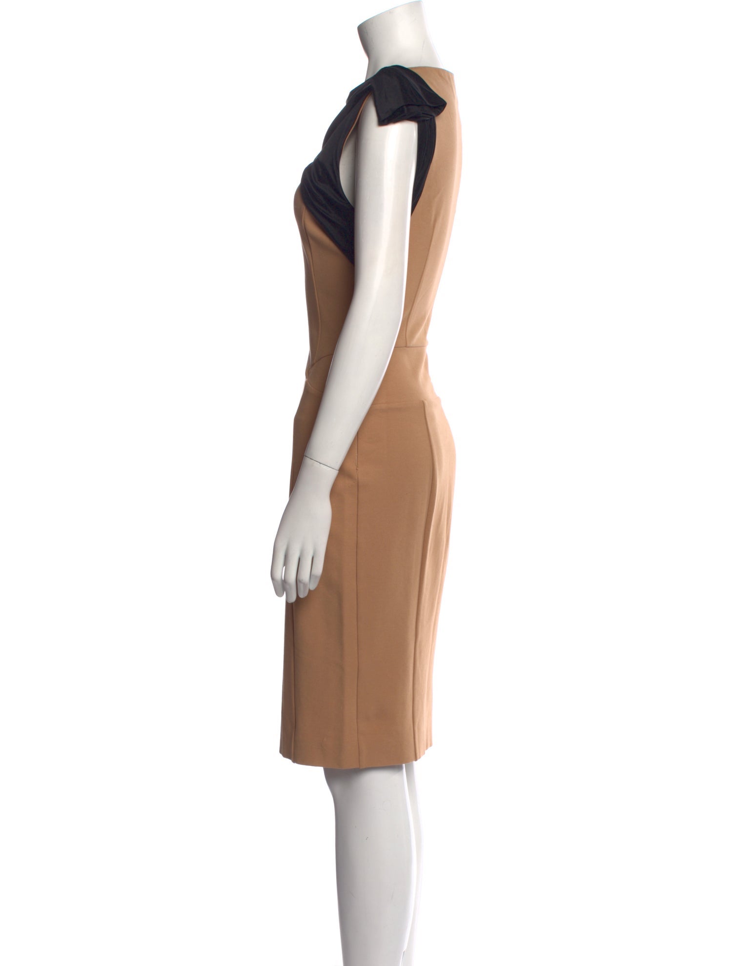Viktor & Rolf Bateau Neckline Knee-Length Dress