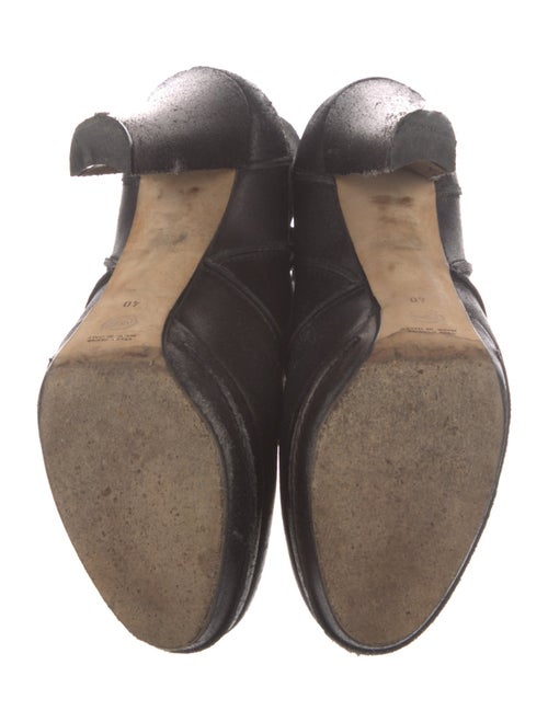 Viktor & Rolf Leather Rain Boots