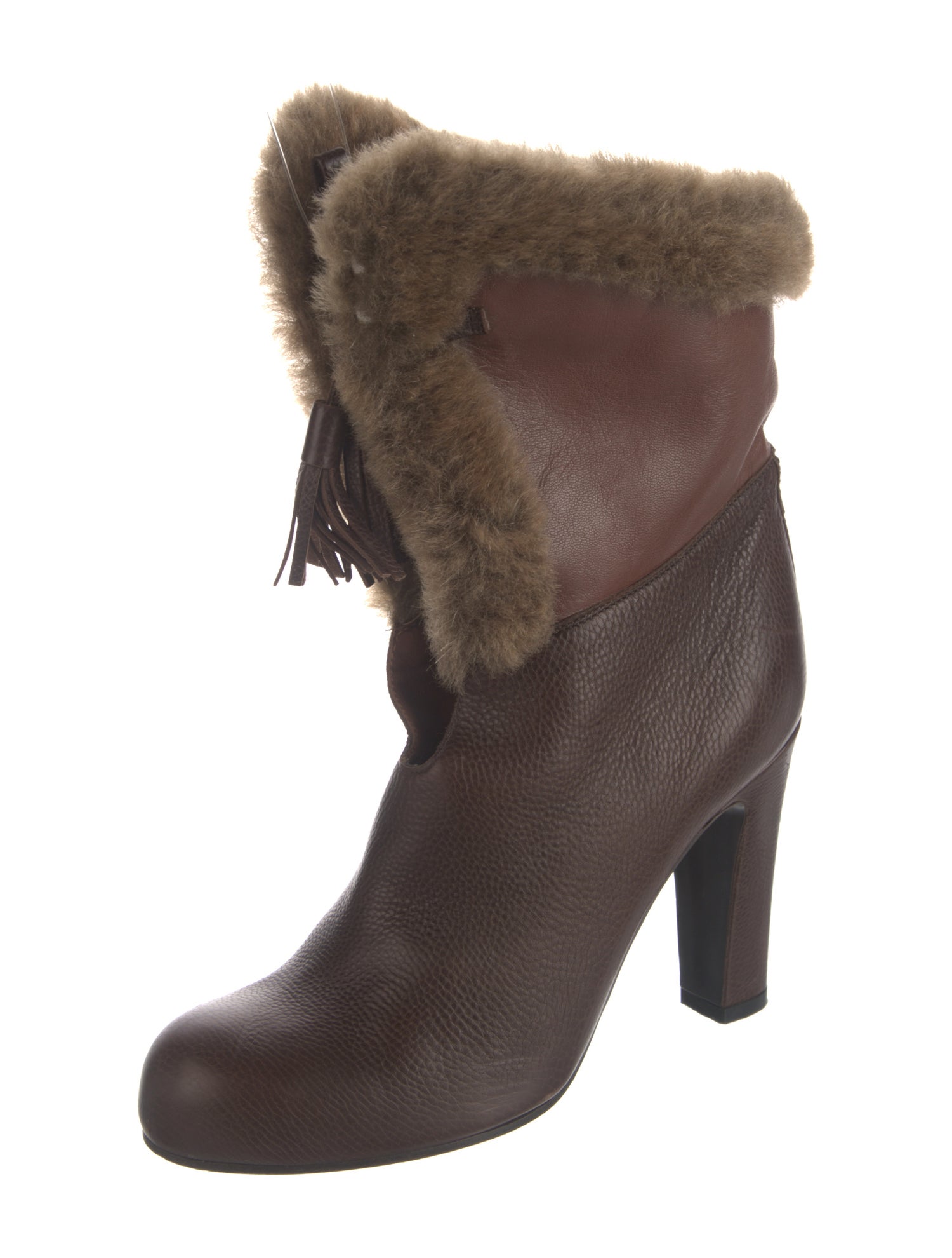 Viktor & Rolf Vintage Leather Lace-Up Boots