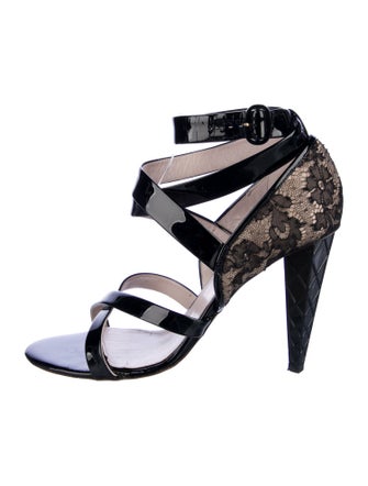 Viktor & Rolf Lace Lace Pattern Sandals