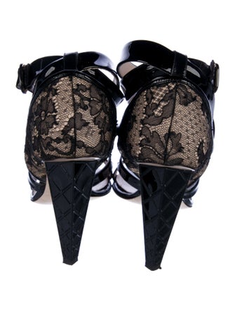 Viktor & Rolf Lace Lace Pattern Sandals