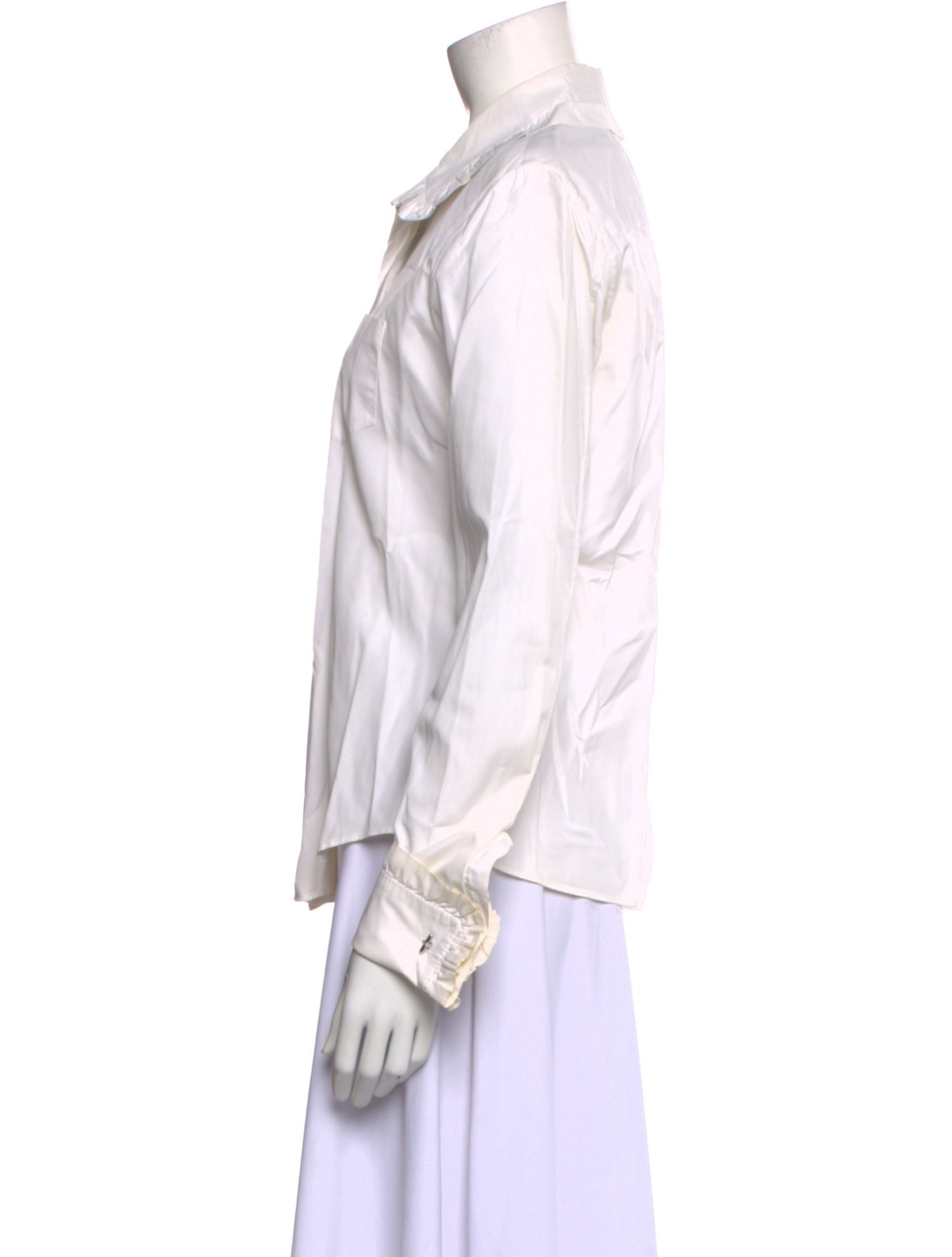 Viktor & Rolf Long Sleeve Button-Up Top