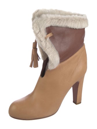 Viktor & Rolf Leather Lace-Up Boots