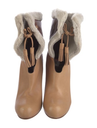 Viktor & Rolf Leather Lace-Up Boots