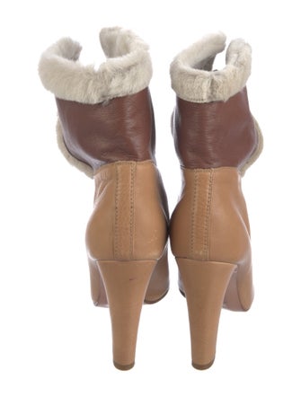 Viktor & Rolf Leather Lace-Up Boots