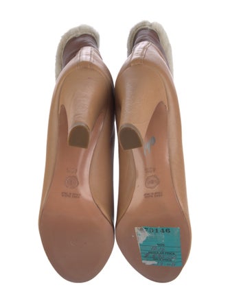 Viktor & Rolf Leather Lace-Up Boots