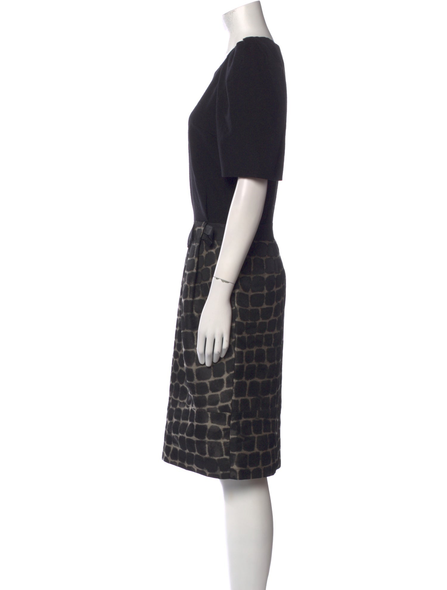 Viktor & Rolf Printed Knee-Length Dress