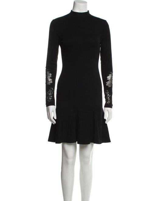Viktor & Rolf Mock Neck Mini Dress