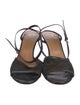 Viktor & Rolf Leather Mesh Accents Sandals