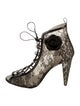 Viktor & Rolf Lace Lace Pattern Lace-Up Boots