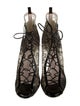 Viktor & Rolf Lace Lace Pattern Lace-Up Boots