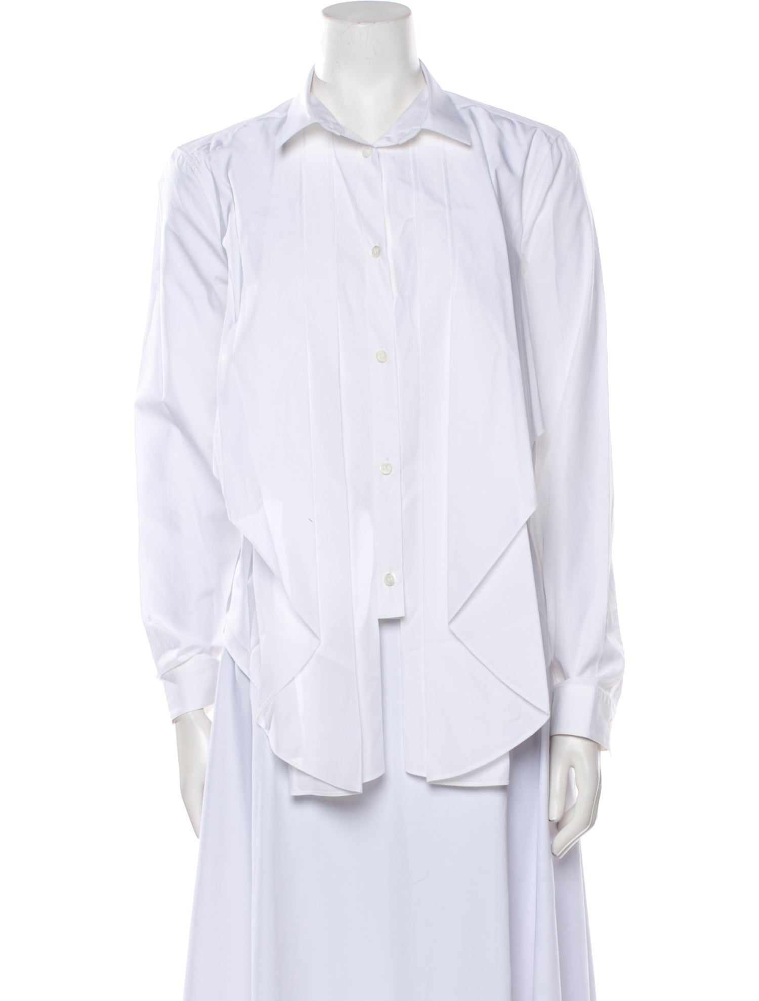 Viktor & Rolf Long Sleeve Button-Up Top