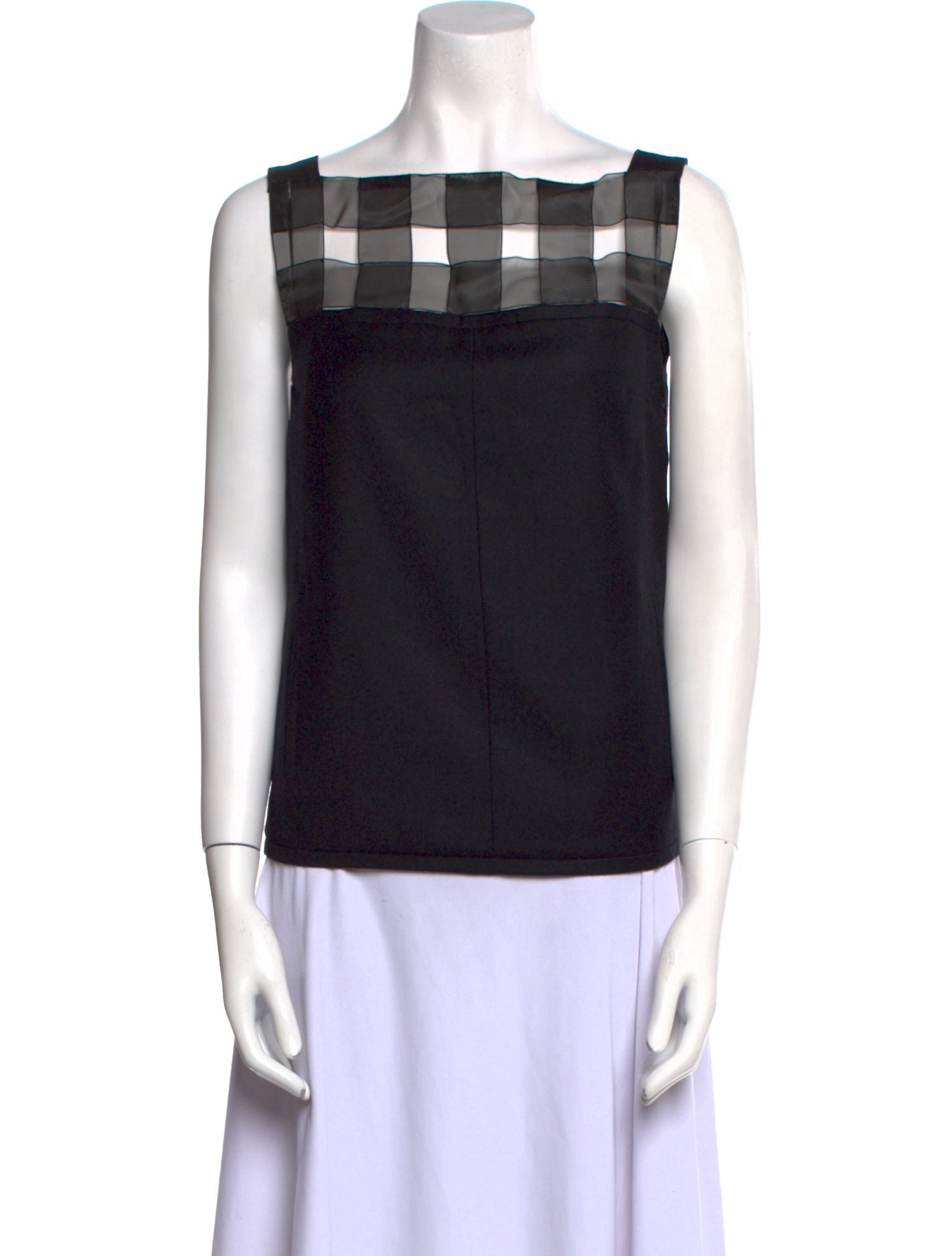 Viktor & Rolf Wool Square Neckline Top