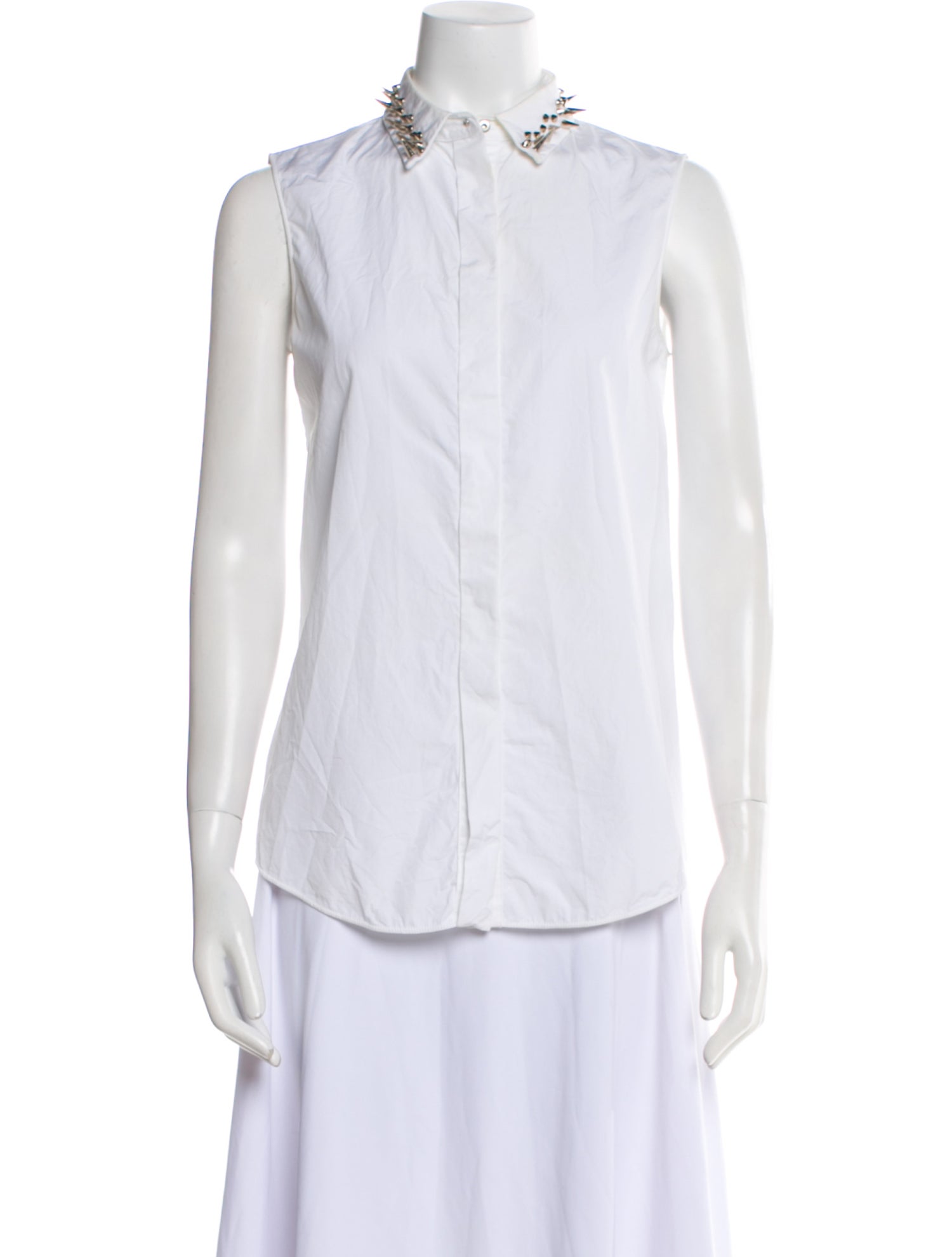 Viktor & Rolf Sleeveless Button-Up Top