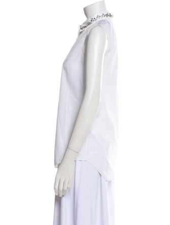 Viktor & Rolf Sleeveless Button-Up Top