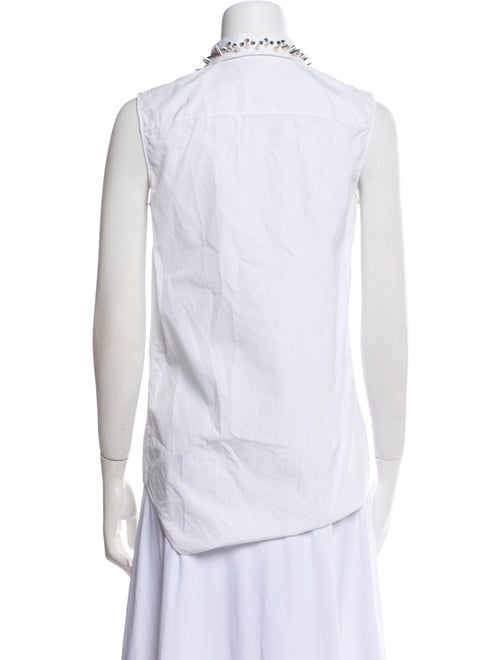 Viktor & Rolf Sleeveless Button-Up Top