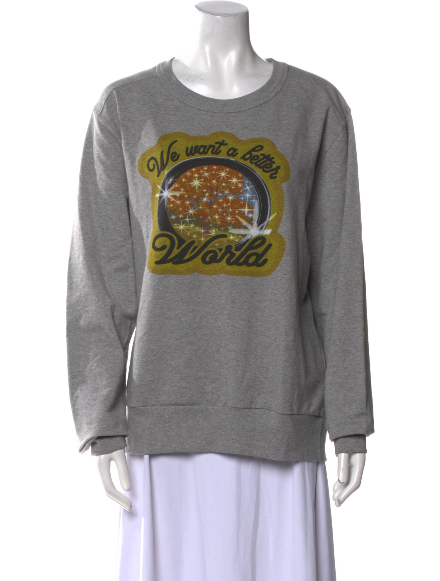 Viktor & Rolf Graphic Print Crew Neck Sweatshirt w/ Tags