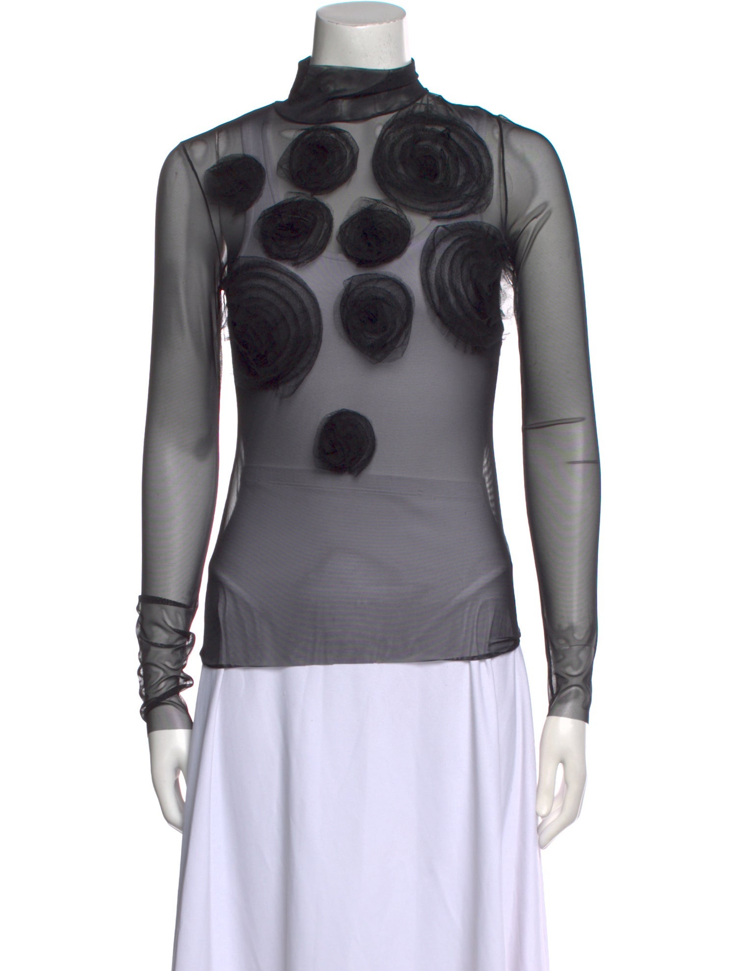 Viktor & Rolf Mesh Patterned Top w/ Tags