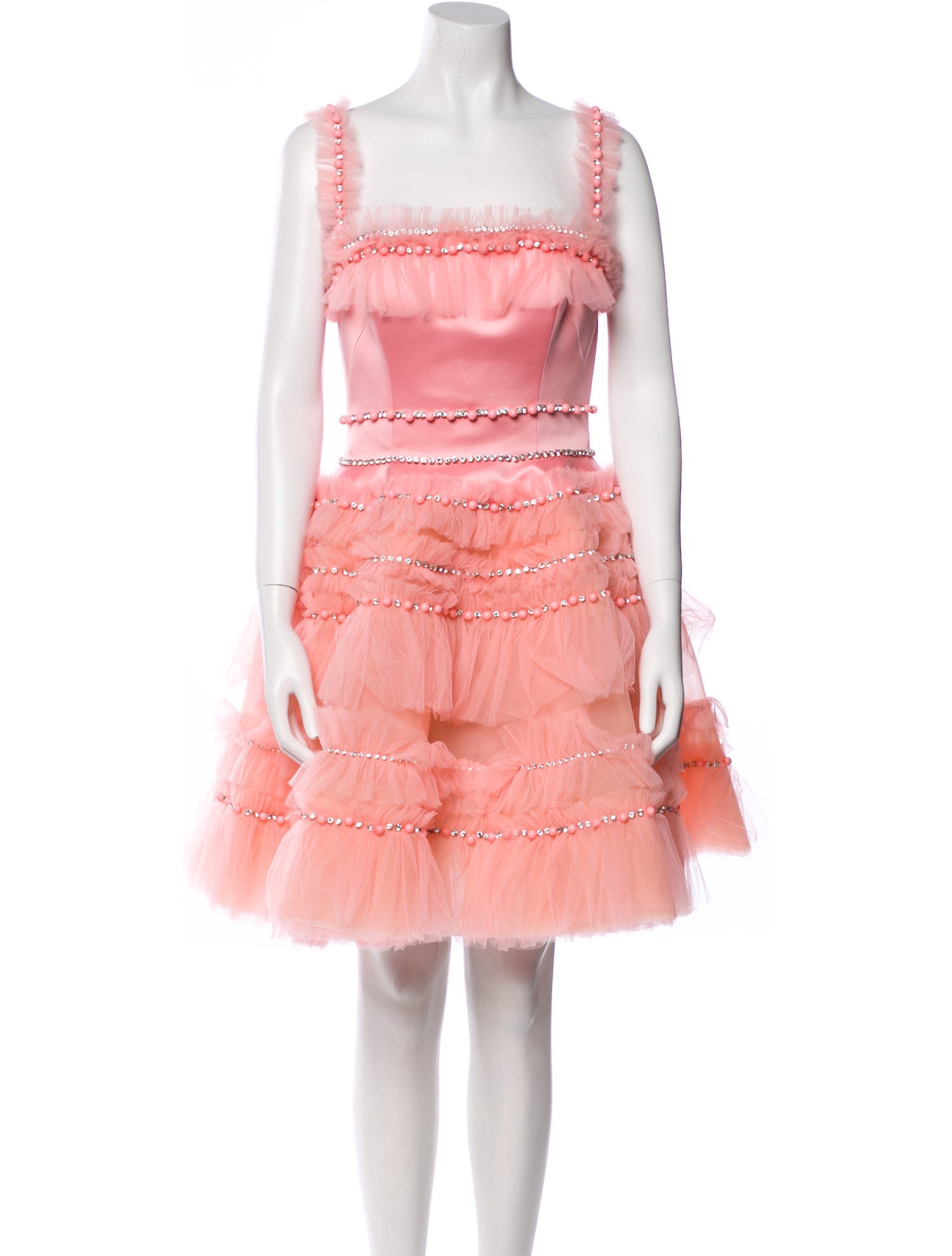 Viktor & Rolf Square Neckline Mini Dress