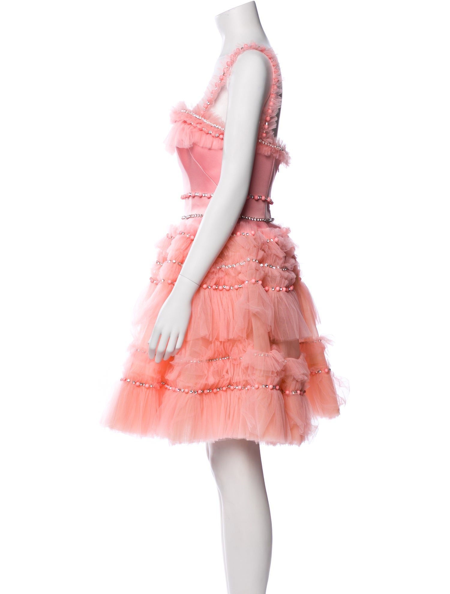 Viktor & Rolf Square Neckline Mini Dress