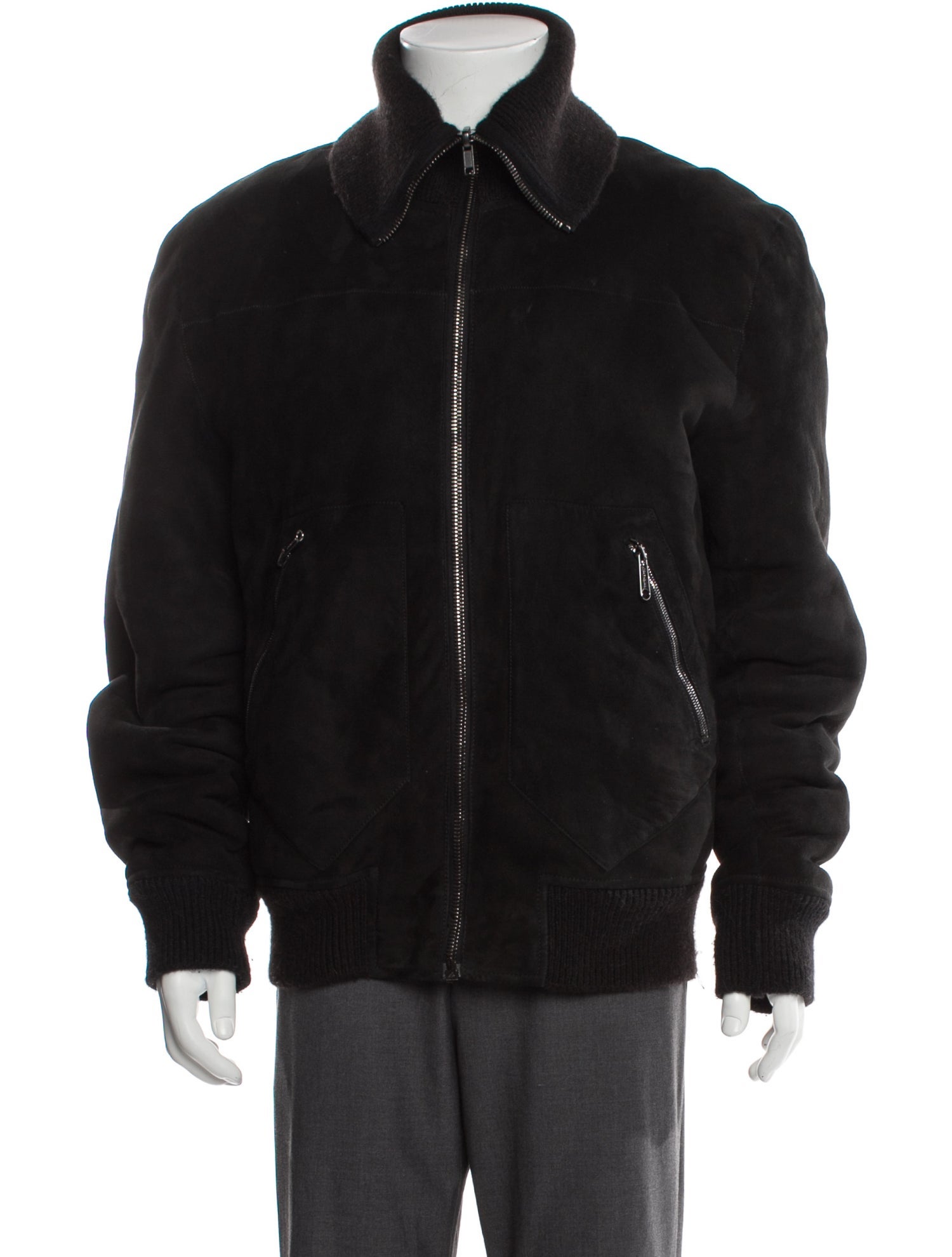 Viktor & Rolf Leather Bomber Jacket