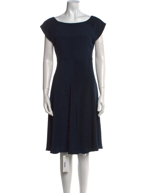 Viktor & Rolf Bateau Neckline Knee-Length Dress