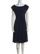 Viktor & Rolf Bateau Neckline Knee-Length Dress
