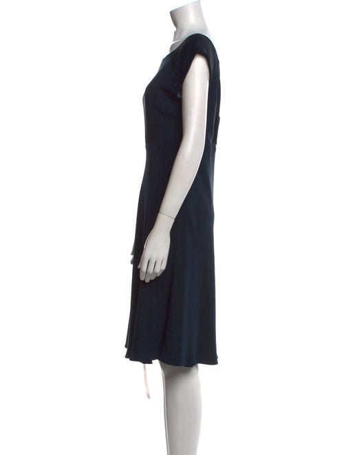 Viktor & Rolf Bateau Neckline Knee-Length Dress
