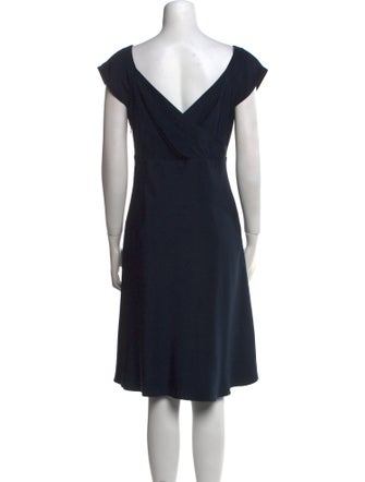 Viktor & Rolf Bateau Neckline Knee-Length Dress