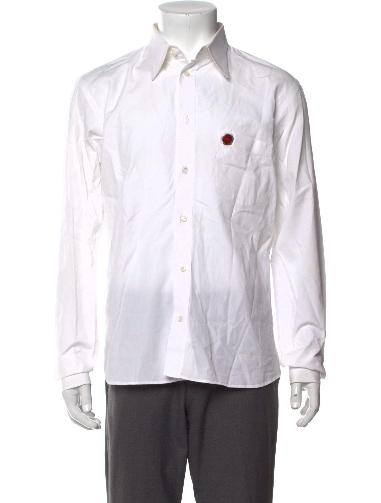 Viktor & Rolf Striped Long Sleeve Dress Shirt