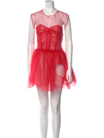 Viktor & Rolf Crew Neck Mini Dress