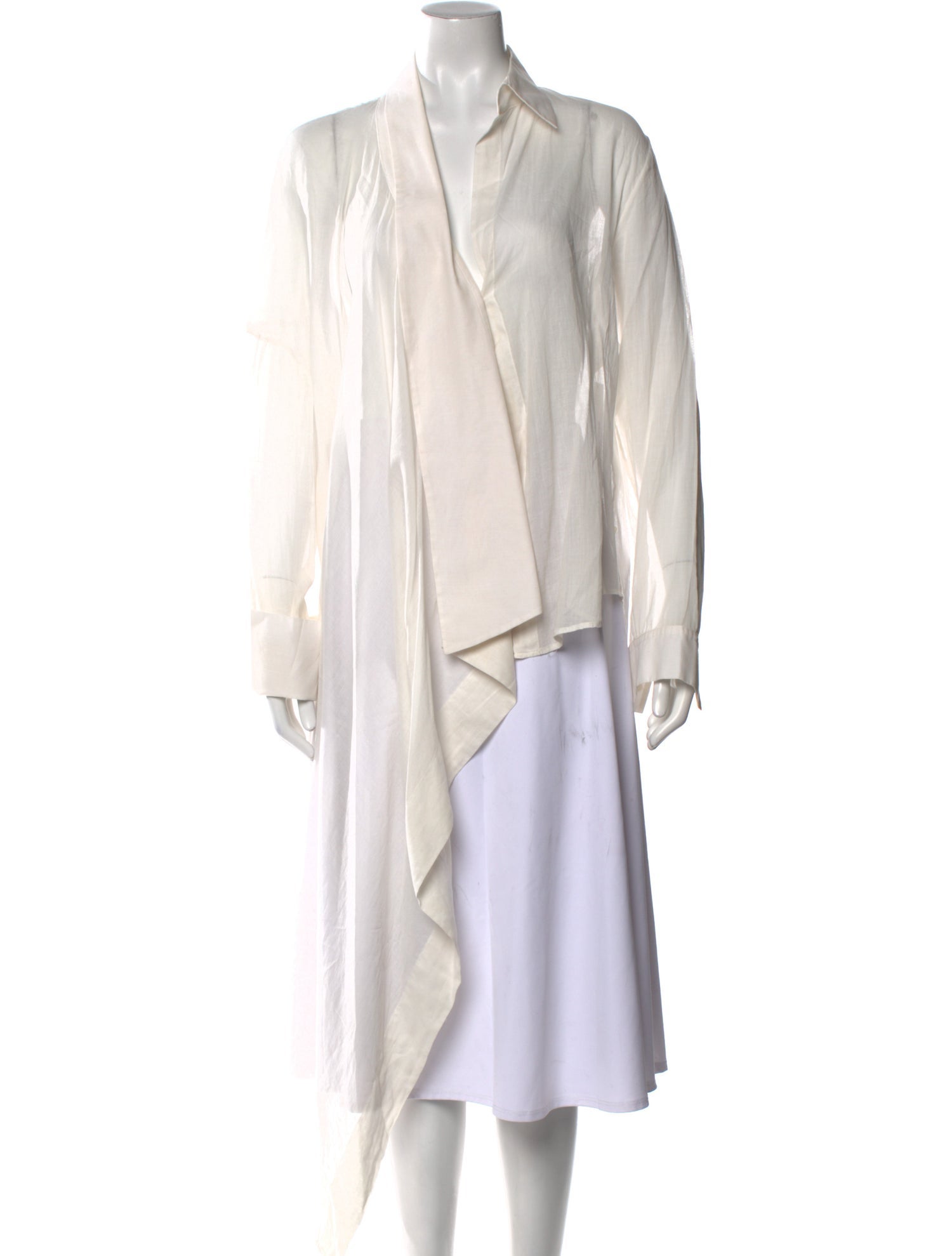 Viktor & Rolf Cowl Neck Long Sleeve Tunic