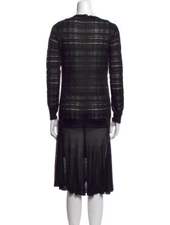 Viktor & Rolf Bateau Neckline Knee-Length Dress