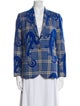 Viktor & Rolf Plaid Print Blazer