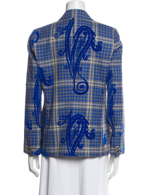 Viktor & Rolf Plaid Print Blazer