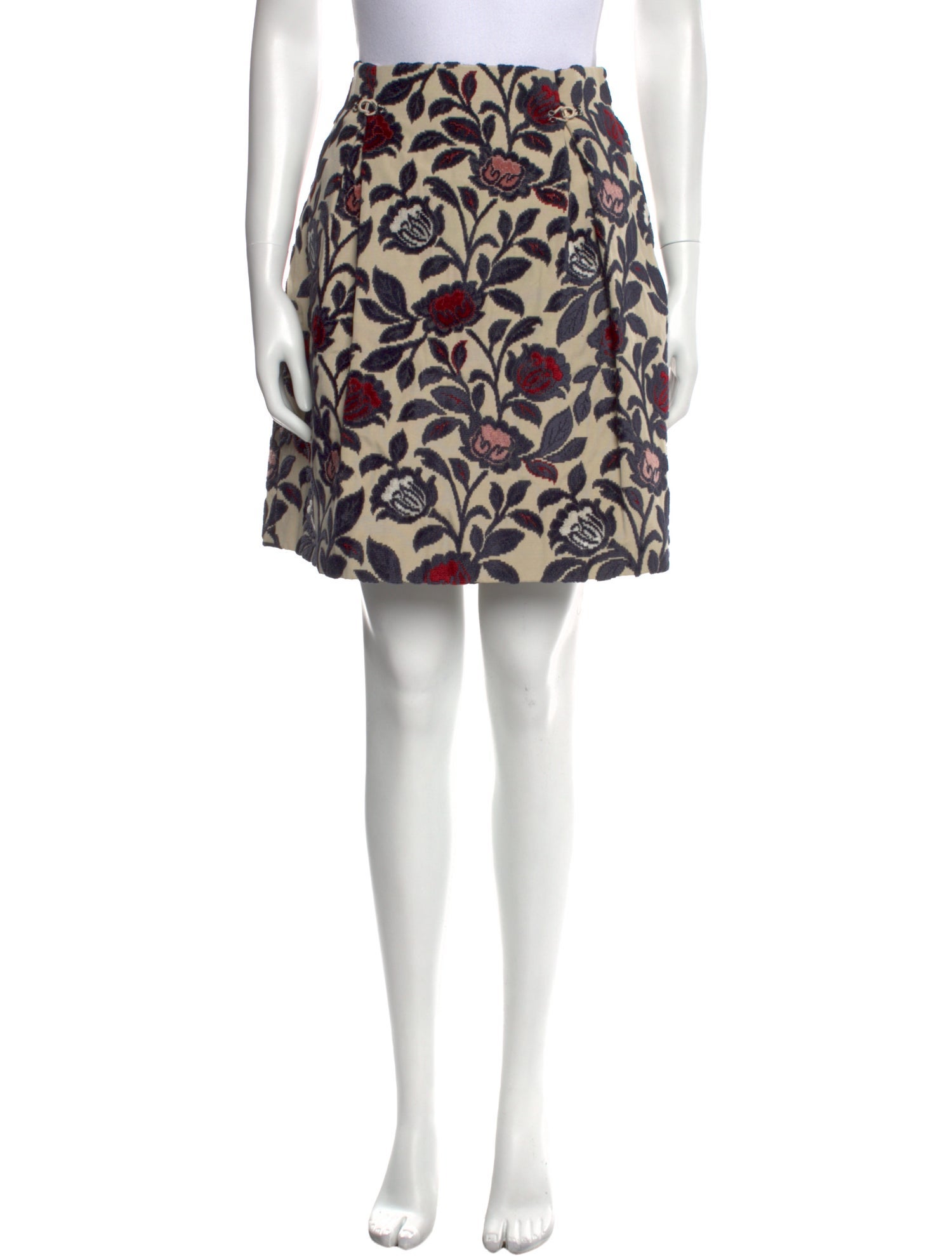 Viktor & Rolf Floral Print Knee-Length Skirt