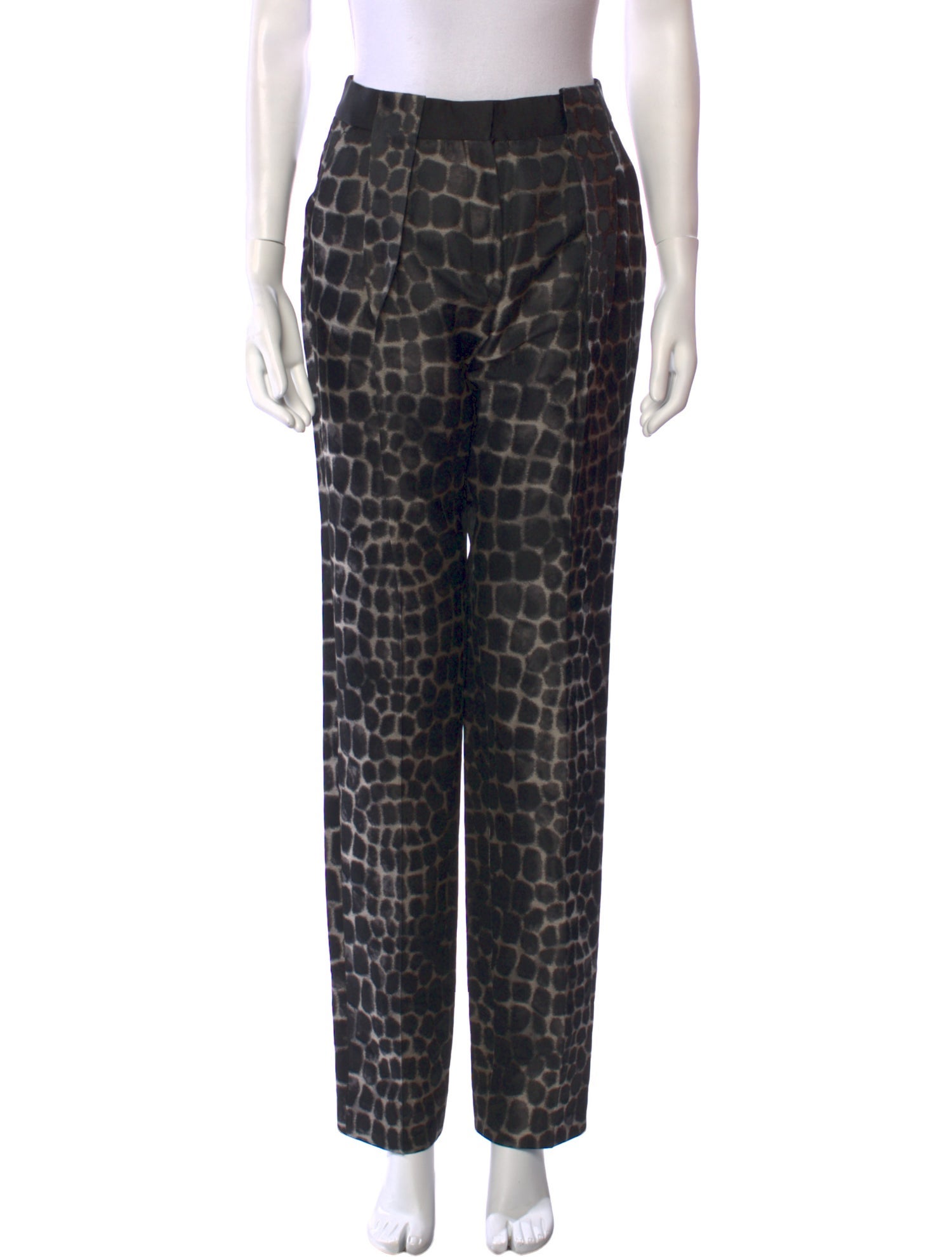 Viktor & Rolf Animal Print Straight Leg Pants w/ Tags