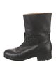 Viktor & Rolf Leather Moto Boots