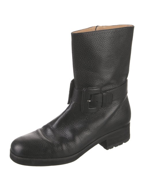 Viktor & Rolf Leather Moto Boots