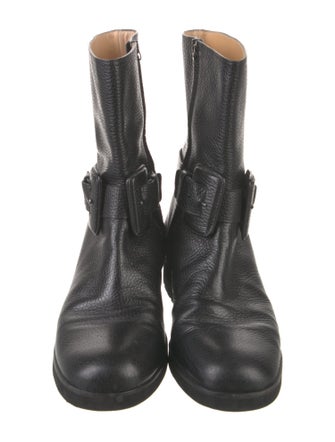 Viktor & Rolf Leather Moto Boots