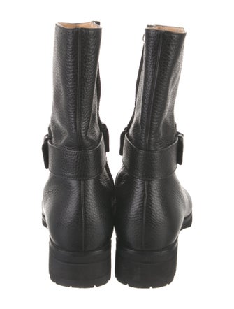 Viktor & Rolf Leather Moto Boots