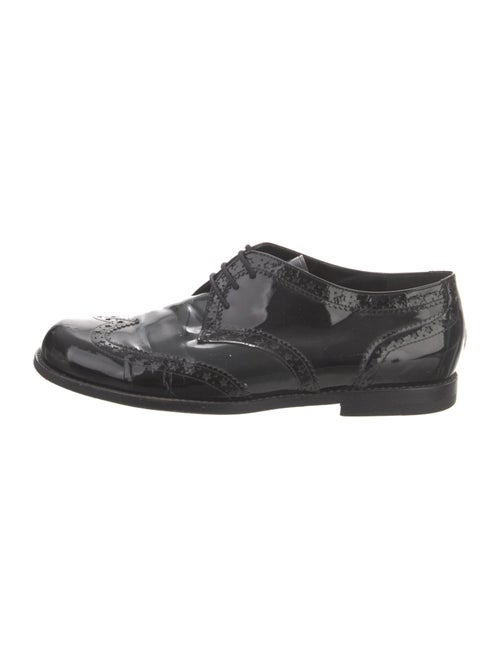 Viktor & Rolf Patent Leather Cutout Accent Oxfords