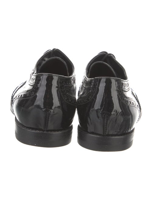 Viktor & Rolf Patent Leather Cutout Accent Oxfords