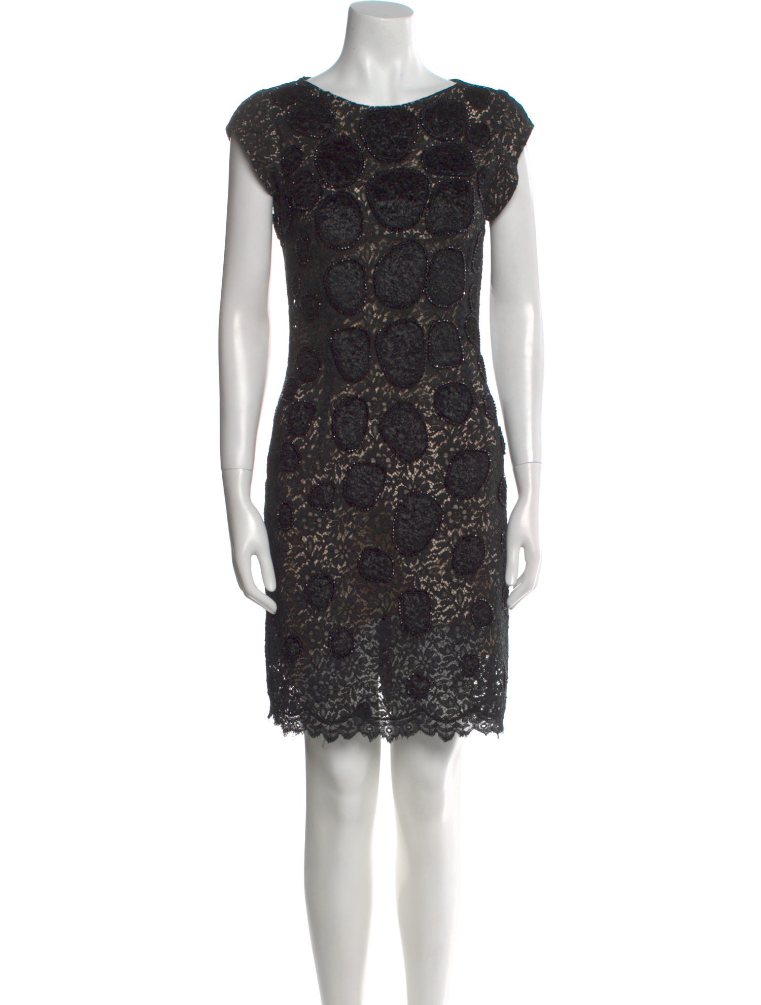 Viktor & Rolf Lace Pattern Mini Dress