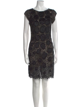 Viktor & Rolf Lace Pattern Mini Dress