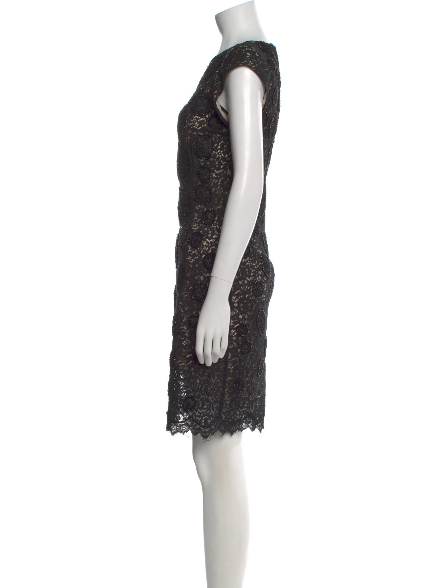 Viktor & Rolf Lace Pattern Mini Dress