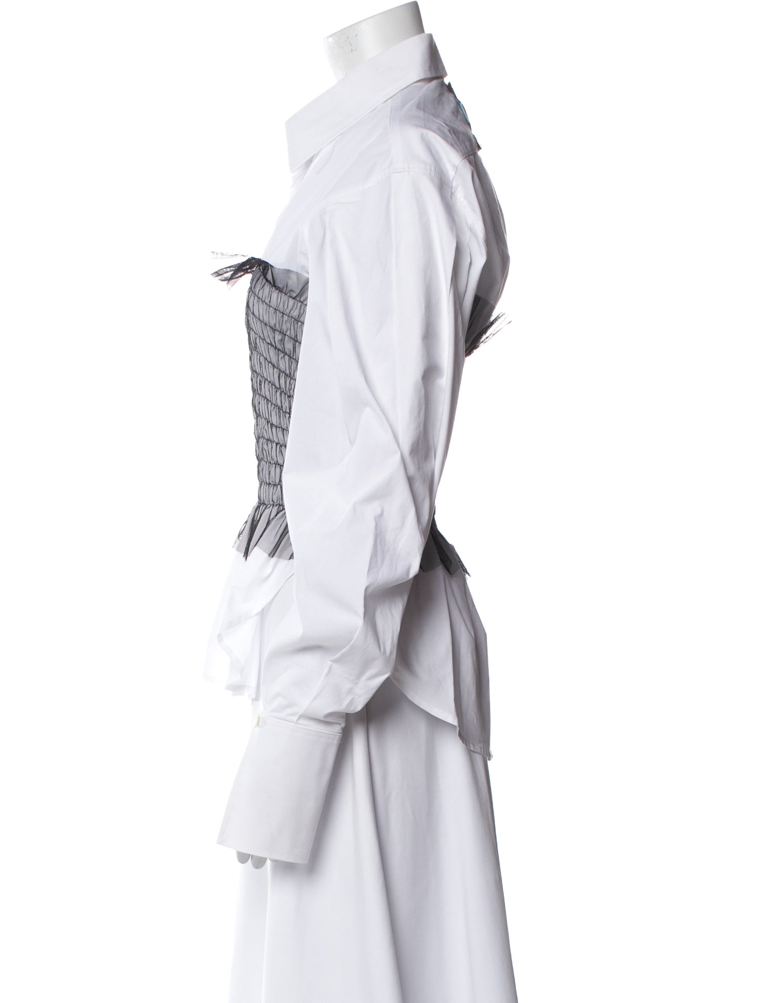 Viktor & Rolf Long Sleeve Button-Up Top