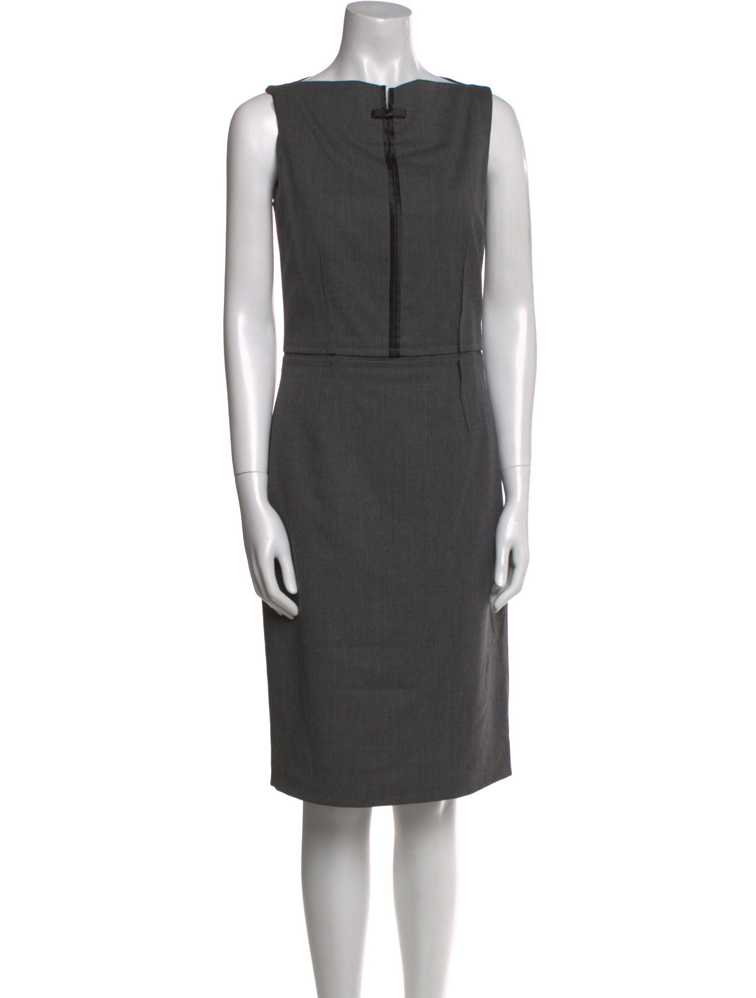 Viktor & Rolf Virgin Wool Midi Length Dress